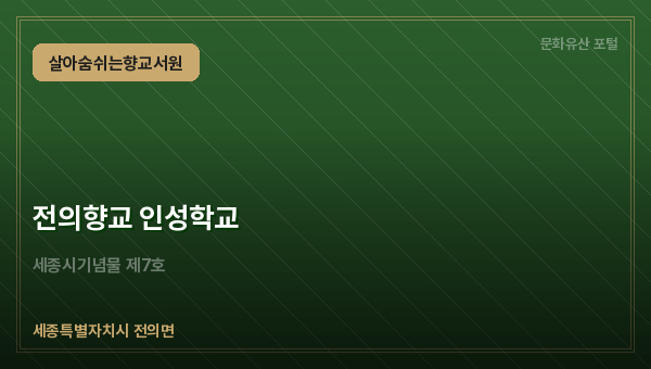 전의향교 인성학교