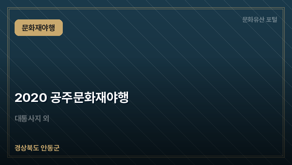 2020 공주문화재야행